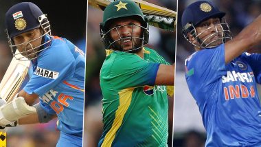 ICC Cricket World Cup 2019: शाहिद अफरीदी ने अपनी ऑल टाइम विश्व कप इलेवन टीम में सचिन तेंदुलकर और धोनी को नहीं दी जगह, देखें लिस्ट