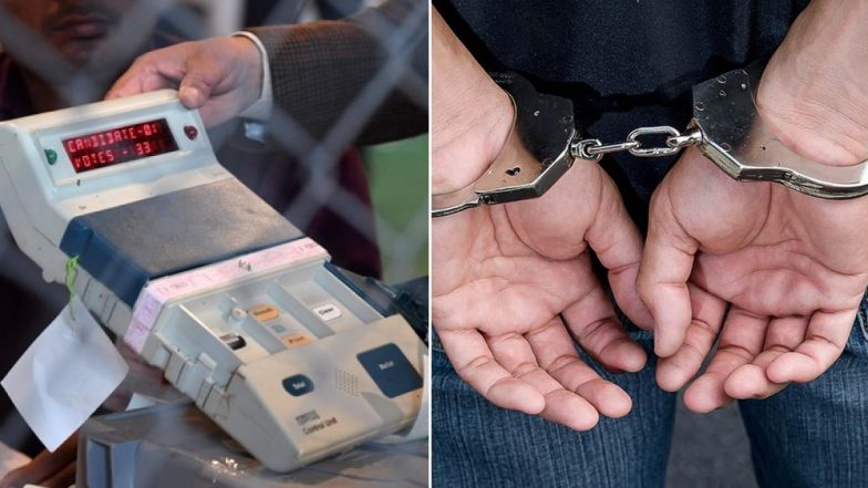 EVM को लेकर अफवाह फैलाने वाले 2 आरोपी उत्तर प्रदेश से गिरफ्तार, साइबर सेल जांच में जुटी
