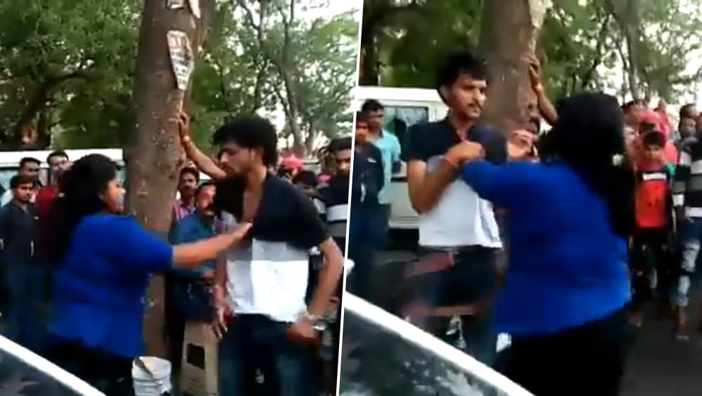 लड़की को परेशान करता था मनचला, उसके बाद जो हुआ उसका वीडियो देख दंग रह जाएंगे आप... लड़की को परेशान करता था मनचला, उसके बाद जो हुआ उसका वीडियो देख दंग रह जाएंगे आप...