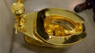 18 कैरेट सोने से बना कमोड ब्लेनहीम पैलेस में लगाया जाएगा, जनता भी कर सकेगी इस्तेमाल, देखें वीडियो