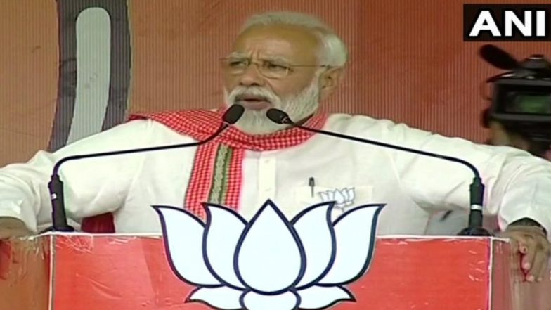 रतलाम में बोले प्रधानमंत्री, कांग्रेस को भारत माता की जय से दिक्कत, मोदी को गाली देने में होती है खुशी