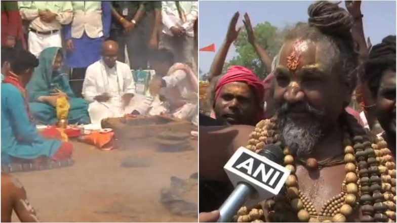 लोकसभा चुनाव 2019: दिग्विजय सिंह के समर्थन में उतरे साधु-संत, भोपाल की सड़कों पर कर रहे हैं प्रचार