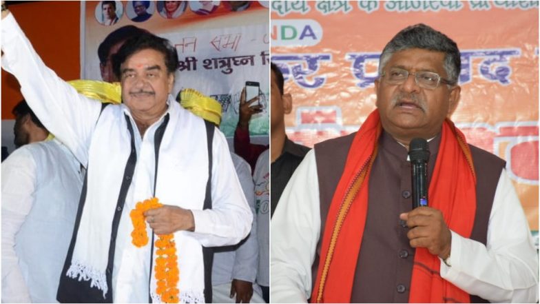 पटना साहिब लोकसभा सीट 2019 के चुनाव परिणाम: शत्रुघ्न सिन्हा को पछाड़ रविशंकर प्रसाद चल रहे आगे