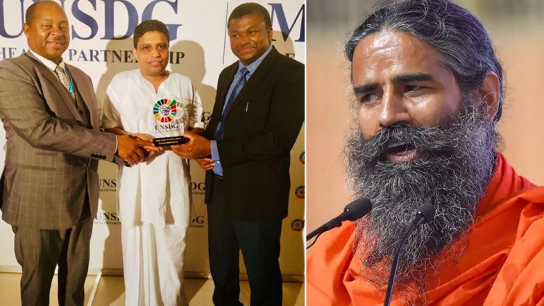 स्वास्थ्य क्षेत्र में योगदान के लिए आचार्य बालकृष्ण को UN में सम्मान, बाबा रामदेव ने सराहा, कहा- हमें गर्व है