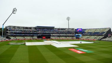 NZ vs PAK, ICC Cricket World Cup 2019: न्यूजीलैंड बनाम पाकिस्तान मैच के टॉस में होगी देरी, बारिश की वजह से आउट फील्ड गीली