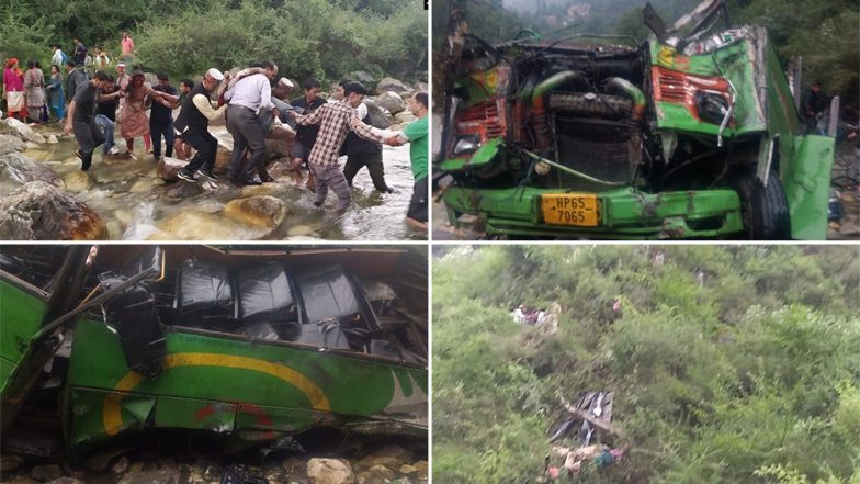 हिमाचल प्रदेश के कुल्लू में सड़क हादसा, 500 फीट गहरी खाई में गिरी बस, अब तक 15 की मौत