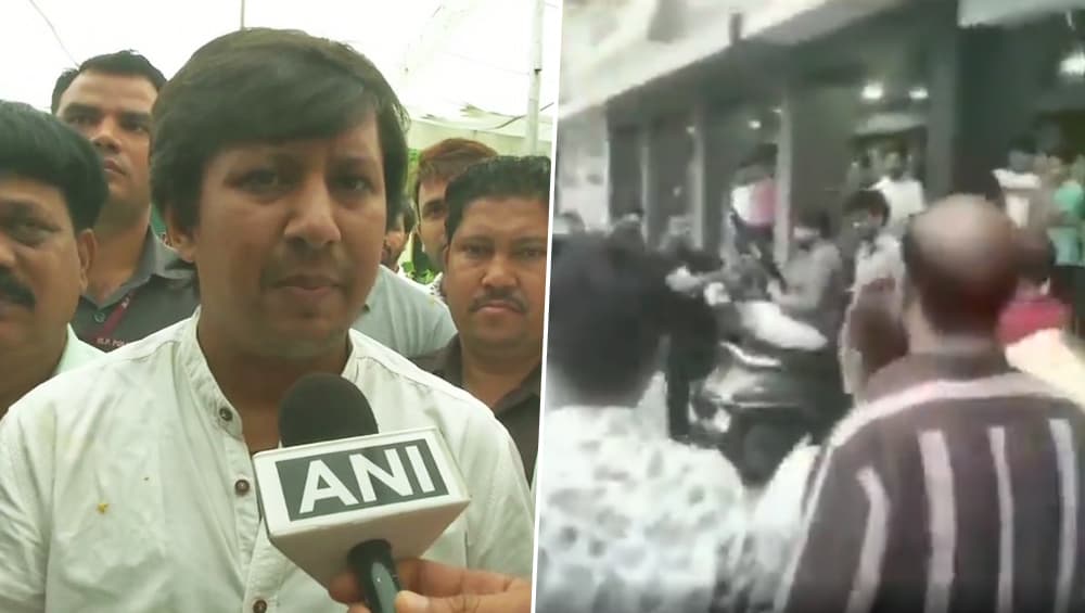 विधायक आकाश विजयवर्गीय को जमानत मिलने के बाद समर्थकों ने मनाया जश्न, BJP दफ्तर के बाहर की फायरिंग, देखें वीडियो विधायक आकाश विजयवर्गीय को जमानत मिलने के बाद समर्थकों ने मनाया जश्न, BJP दफ्तर के बाहर की फायरिंग, देखें वीडियो