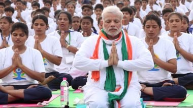 International Yoga Day : प्रधानमंत्री नरेंद्र मोदी ने 'वज्रासन' योग का वीडियो ट्विटर पर किया पोस्ट