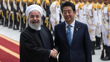 जापान के प्रधानमंत्री शिंजो आबे ने ईरान से अमेरिकी कैदियों को रिहा करने के लिए कहा