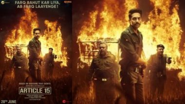 कानपुर में रोकी गई फिल्म 'आर्टिकल 15' की स्क्रीनिंग, निर्माता के खिलाफ की नारेबाजी