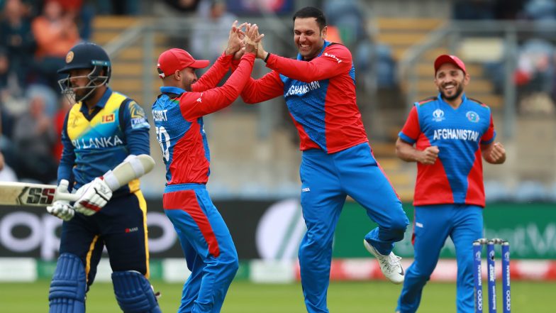 AFG vs SL, ICC Cricket World Cup 2019: मोहम्मद नबी ने किया कमाल, एक ही ओवर में श्रीलंका के चटकाए तीन विकेट