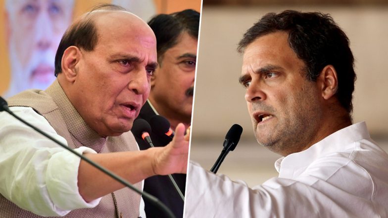 राहुल गांधी के डॉग यूनिट वाले ट्वीट पर राजनाथ सिंह का करारा जवाब, कहा- हे भगवान सद्बुद्धि दे!