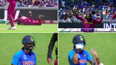 IND vs WI, ICC Cricket World Cup 2019: क्रिस गेल की शानदार फील्डिंग ने विराट कोहली को किया इम्प्रेस, सोशल मीडिया पर भी जमकर हुई तारीफ, देखें वीडियो