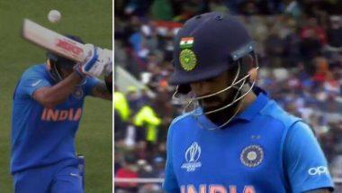 India vs Pakistan, ICC CWC 2019: विराट कोहली नॉट आउट होने के बावजूद भी लौट गए पवेलियन, सोशल मीडिया पर भड़के यूजर्स, देखें तस्वीरें