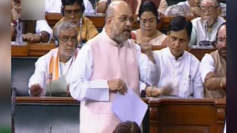 अमित शाह ने पेश किया जम्मू-कश्मीर में राष्ट्रपति शासन 6 महीने बढ़ाने का प्रस्ताव, कांग्रेस ने किया विरोध