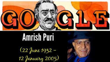 अमरीश पुरी की 87वीं जयंती: बॉलीवुड के इस मशहूर विलन को Google ने ये स्पेशल Doodle बनाकर किया याद 