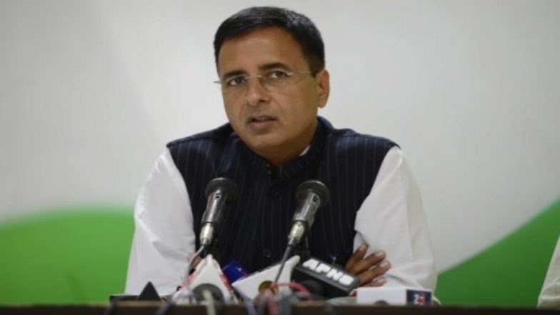 कांग्रेस प्रवक्ता रणदीप सिंह सुरजेवाला ने RTI कार्यकर्ता के बेटे की हत्या मामले में बीजेपी पर साधा निशाना