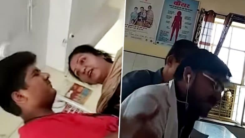 अजमेर: कुत्ते के काटने पर महिला पहुंची अस्पताल, डॉक्टर ने कहा-तुम भी उसे काट लो, देखें वायरल वीडियो अजमेर: कुत्ते के काटने पर महिला पहुंची अस्पताल, डॉक्टर ने कहा-तुम भी उसे काट लो, देखें वायरल वीडियो
