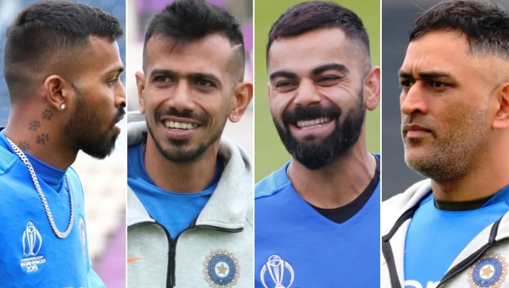 वर्ल्ड कप के लिए भारतीय खिलाड़ियों ने बदला हेयरस्टाइल, आपको पसंद आया किसका लुक? वर्ल्ड कप के लिए भारतीय खिलाड़ियों ने बदला हेयरस्टाइल, आपको पसंद आया किसका लुक?