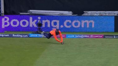IND vs ENG, ICC CWC 2019: रविंद्र जड़ेजा ने हैरतअंगेज कैच पकड़कर जेसन रॉय को भेजा पवेलियन, वीडियो देख आप भी रह जाएंगे दंग