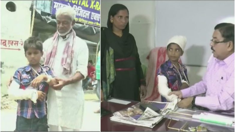 बिहार के दरभंगा में डॉक्टर का कारनामा, हड्डी टूटी थी बाएं हाथ की, प्लास्टर किया दाएं हाथ का