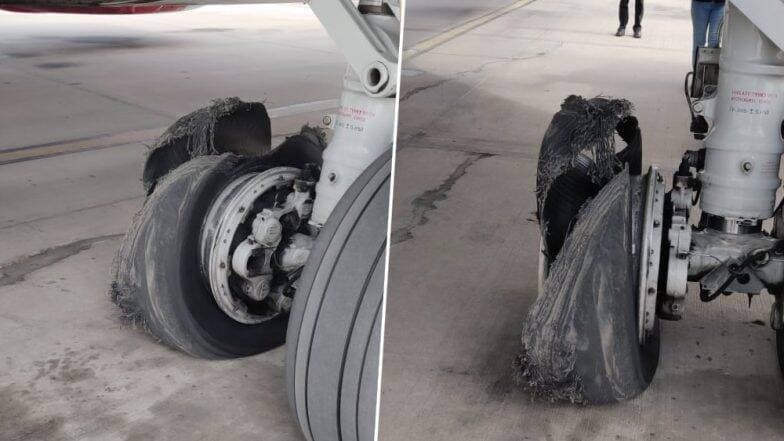 जयपुर एयरपोर्ट पर SpiceJet के फ्लाइट की इमरजेंसी लैंडिंग, बाल-बाल बचे 189 यात्री, देखें Video जयपुर एयरपोर्ट पर SpiceJet के फ्लाइट की इमरजेंसी लैंडिंग, बाल-बाल बचे 189 यात्री, देखें Video
