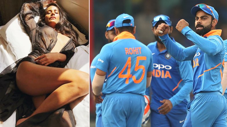 ICC Cricket World Cup 2019: पूनम पांडे ने सेमी-न्यूड फोटो शेयर करके मनाया भारत की जीत का जश्न