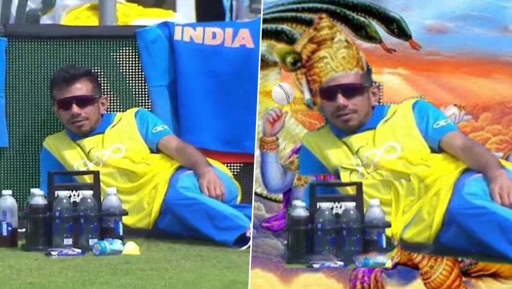 IND vs SL, ICC CWC 2019: बाउंड्री के पास आराम से मैच का लुत्फ उठा रहे थे युजवेंद्र चहल, यूजर्स ने जमकर किया ट्रोल