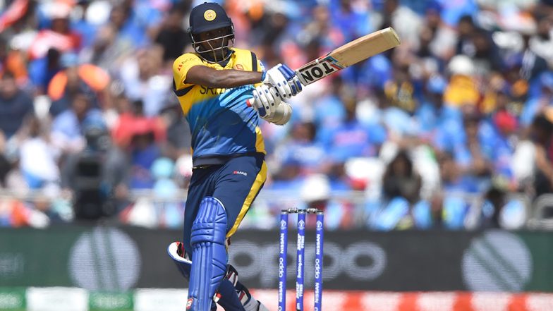 IND vs SL, CWC 2019: एंजेलो मैथ्यूज का शानदार शतक, श्रीलंका ने भारत के सामने रखा 265 रन का लक्ष्य