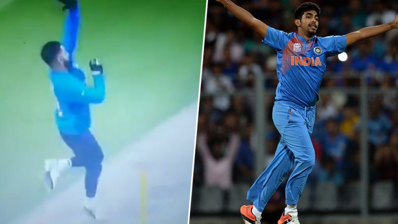 IND vs NZ, ICC CWC 2019 Semi-Final: मैच से पहले विराट कोहली ने उतारी जसप्रीत बुमराह की नकल, देखें ये बेहद मजेदार वीडियो