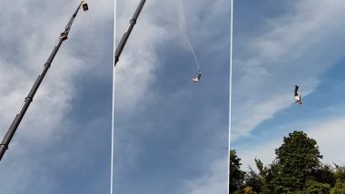 कमजोर दिल वाले ये VIDEO न देखें: बंजी जंपिंग के दौरान 92 मीटर ऊपर आसमान में खुल गई रस्सी, फिर जो हुआ उससे कांप जाएगी रूह