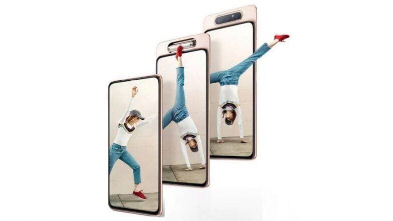 Samsung Galaxy A80 हुआ भारत में लॉन्च, मिलेगा 48MP का रोटेटिंग कैमरा, जानिए कीमत और खास फीचर्स Samsung Galaxy A80 हुआ भारत में लॉन्च, मिलेगा 48MP का रोटेटिंग कैमरा, जानिए कीमत और खास फीचर्स