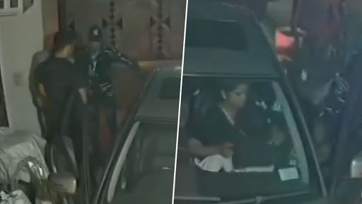 बेखौफ बदमाशों ने बंदूक की नोक पर दिल्ली के परिवार को लूटा, देखें वीडियो