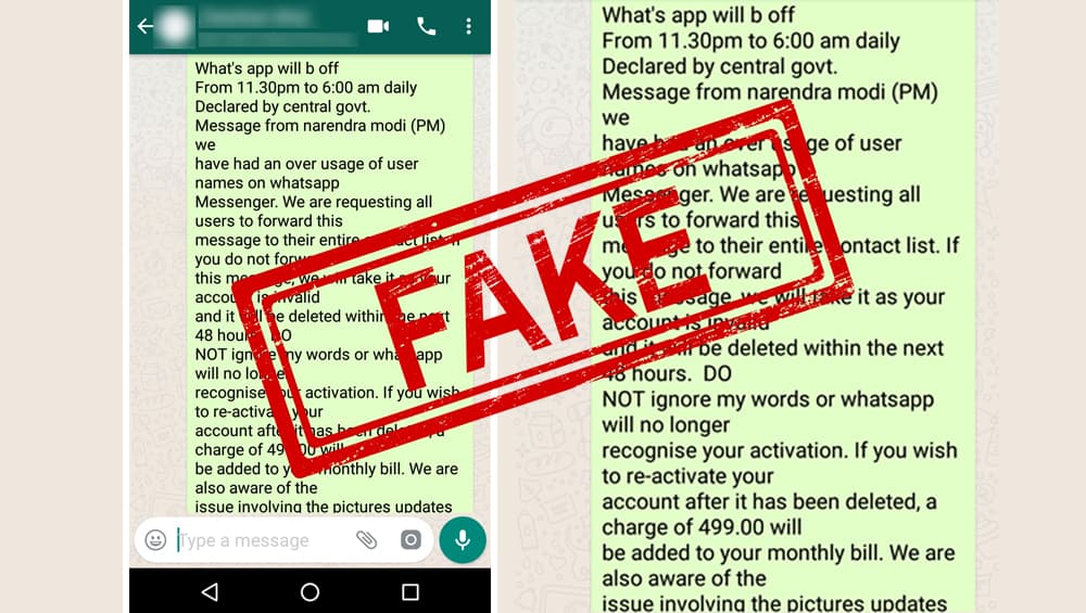 Whatsapp चलाने के लिए अब हर महीने अलग से भरने पड़ेंगे 499 रुपये? जानें इस वायरल मैसेज का पूरा सच Whatsapp चलाने के लिए अब हर महीने अलग से भरने पड़ेंगे 499 रुपये? जानें इस वायरल मैसेज का पूरा सच
