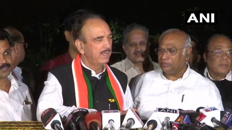 कांग्रेस नेता गुलाम नबी आजाद का मोदी सरकार पर बड़ा हमला, कहा- जम्मू-कश्मीर से अनुच्छेद 370 हटाकर देश के साथ की गद्दारी