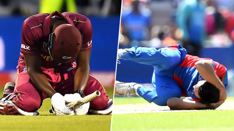 WI vs AFG, CWC 2019: अफगान कप्तान नैब का इस तरह कैच टपकाने के तरीके को देखकर हर कोई हंसने पर हो जाएगा मजबूर, देखें वीडियो
