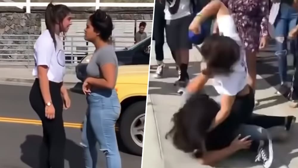 बीच सड़क पर इन दबंग लड़कियों की लड़ाई का VIDEO हुआ VIRAL दिल थामकर देखना... बीच सड़क पर इन दबंग लड़कियों की लड़ाई का VIDEO हुआ VIRAL दिल थामकर देखना...