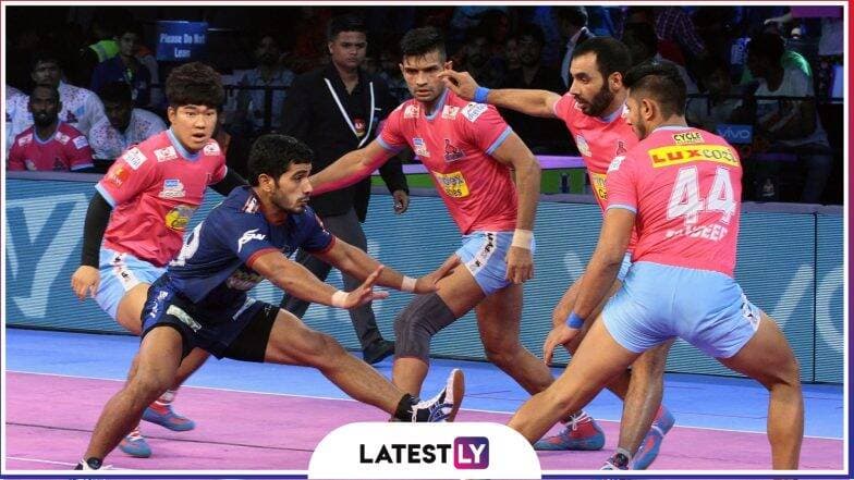 Pro Kabaddi League 2019: जयपुर पिंक पैंथर्स ने हरियाणा स्टीलर्स को चटाई धुल Pro Kabaddi League 2019: जयपुर पिंक पैंथर्स ने हरियाणा स्टीलर्स को चटाई धुल