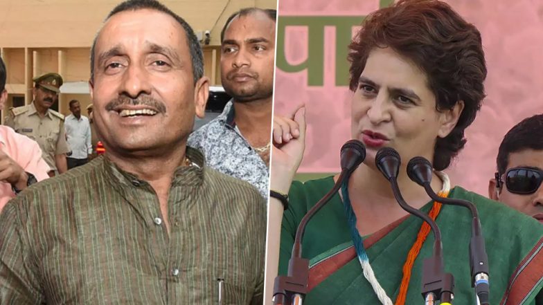 उन्नाव रेप केस के आरोपी विधायक की योगी के साथ तस्वीर शेयर कर कांग्रेस महासचिव प्रियंका गांधी ने पूछा-अब तक बीजेपी से क्यों नहीं निकाला