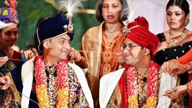 अमेरिका: पराग और वैभव इन दोनों भारतीय पुरुषों ने एक दूसरे से की अनोखे अंदाज में शादी, देखें तस्वीरें