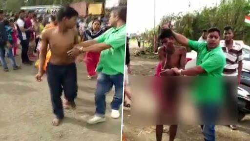 महाराष्ट्र: पालघर जिले में छह साल की बच्ची से छेड़खानी, बिल्डिंग के चौकीदार को लोगों ने निर्वस्त्र कर लात-घूंसों से पीटा महाराष्ट्र: पालघर जिले में छह साल की बच्ची से छेड़खानी, बिल्डिंग के चौकीदार को लोगों ने निर्वस्त्र कर लात-घूंसों से पीटा