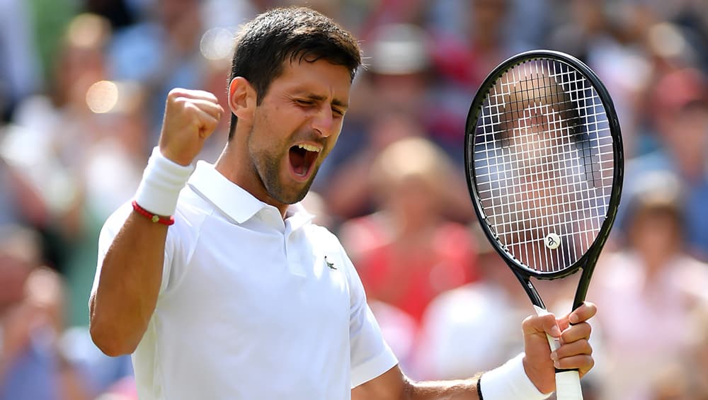 Wimbledon 2019 Semi-Final: छठी बार फाइनल में पहुंचे नोवाक जोकोविक Wimbledon 2019 Semi-Final: छठी बार फाइनल में पहुंचे नोवाक जोकोविक