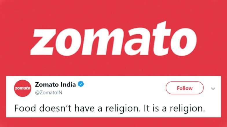 Uber Eats ने किया Zomato का समर्थन, मुस्लिम डिलीवरी बॉय से खाना ना लेने वाले कस्टमर को दिया था करारा जवाब Uber Eats ने किया Zomato का समर्थन, मुस्लिम डिलीवरी बॉय से खाना ना लेने वाले कस्टमर को दिया था करारा जवाब