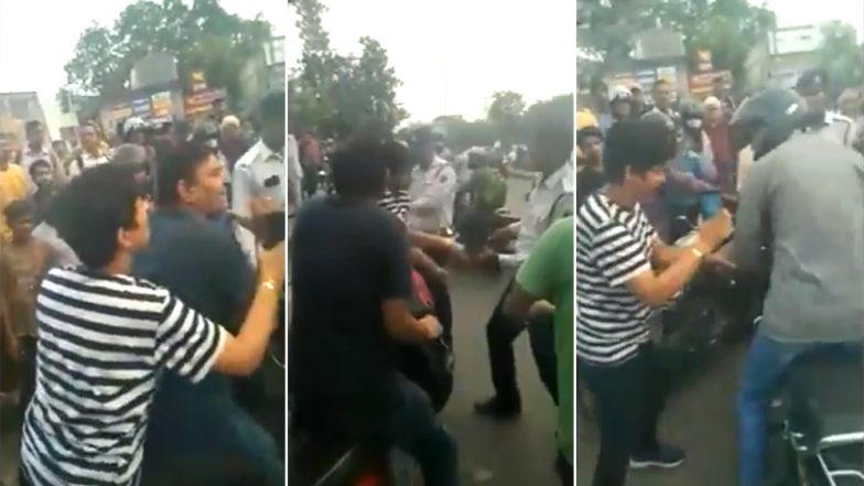 दिल्ली में ट्रैफिक पुलिस के ASI से महिला और उसके साथी ने की बदसलूकी, VIDEO हुआ वायरल