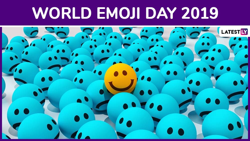 World Emoji Day 2019 क य इम ज क प रचलन ल खन क भ ष क खत म कर द ग ज न क य ल कप र य ह य Latestly ह न द