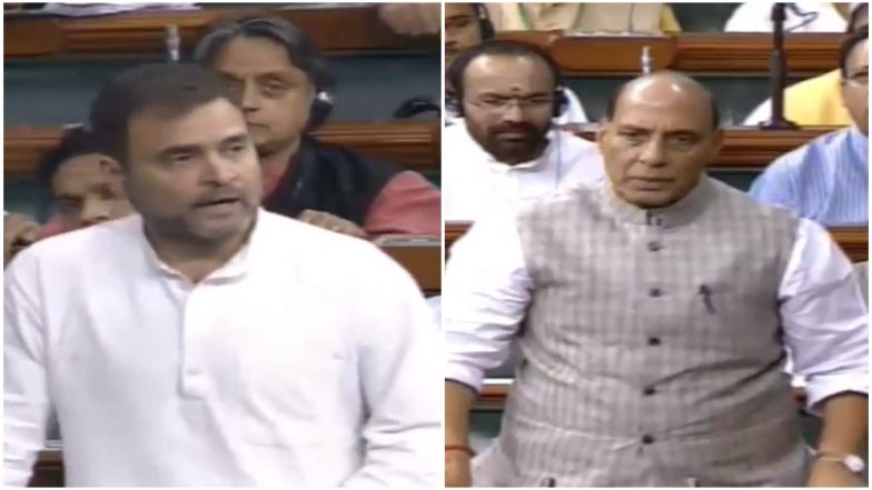 राहुल गांधी ने लोकसभा में उठाया किसानों की आत्महत्या का मुद्दा, राजनाथ सिंह ने किया पलटवार