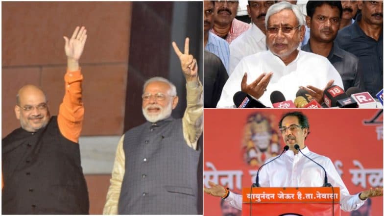 बीजेपी के साथ तमाम विरोधाभासों के बावजूद गठबंधन से अलग नहीं होंगे शिवसेना और JDU, साथ लड़ेंगे महाराष्ट्र और बिहार विधानसभा चुनाव बीजेपी के साथ तमाम विरोधाभासों के बावजूद गठबंधन से अलग नहीं होंगे शिवसेना और JDU, साथ लड़ेंगे महाराष्ट्र और बिहार विधानसभा चुनाव