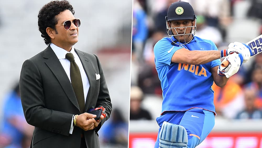 सचिन तेंदुलकर ने महेंद्र सिंह धोनी पर दिया बड़ा बयान