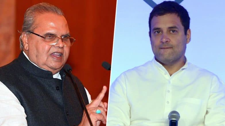जम्मू कश्मीर के राज्यपाल सत्यपाल मलिक ने कहा- राहुल गांधी 'फर्जी खबरों' पर दे रहे प्रतिक्रिया, घाटी के सही हालात देखने के लिए उन्हें भारतीय टीवी चैनलों को देखना चाहिए जम्मू कश्मीर के राज्यपाल सत्यपाल मलिक ने कहा- राहुल गांधी 'फर्जी खबरों' पर दे रहे प्रतिक्रिया, घाटी के सही हालात देखने के लिए उन्हें भारतीय टीवी चैनलों को देखना चाहिए