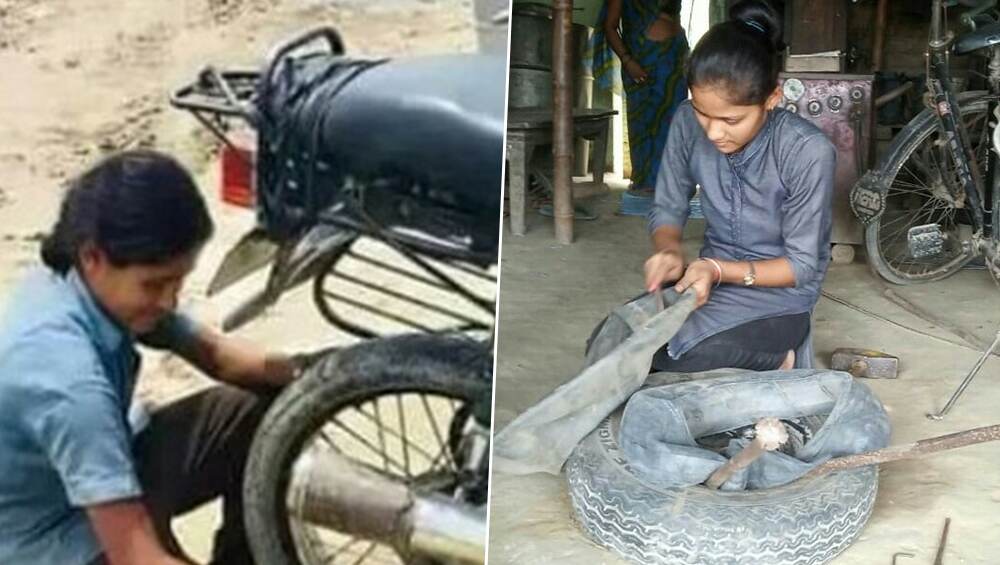 बिहार: बेटियों के जन्म पर रिश्तेदारों ने मारा था ताना, आज पंक्चर ठीक कर परिवार चला रहीं 2 बहनें बिहार: बेटियों के जन्म पर रिश्तेदारों ने मारा था ताना, आज पंक्चर ठीक कर परिवार चला रहीं 2 बहनें